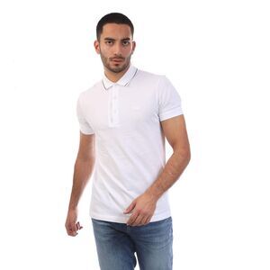 Boss Mens Paule 4 Slim Polo Shirt / Off White